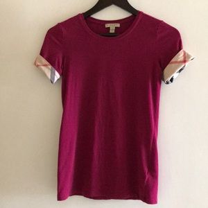 Burberry Brit berry short sleeve top